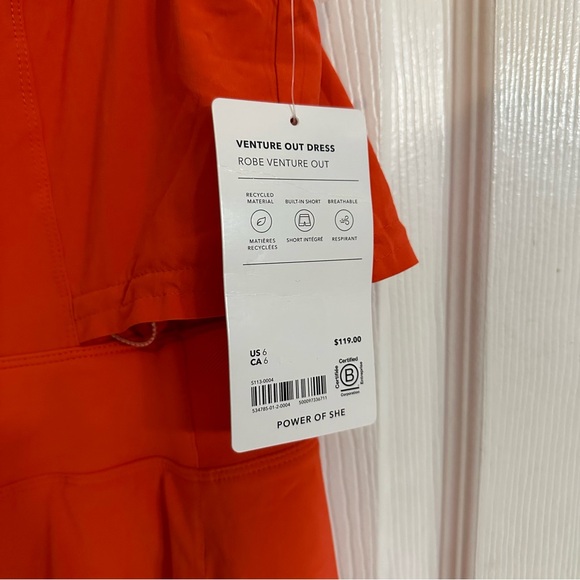 Athleta Venture Out Dress Vermillion - Picture 5 of 9